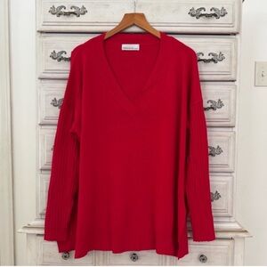 Vici Red Relaxed Sweater